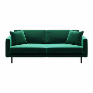 Zöld bársony kanapé 207 cm Kobo – MESONICA kép