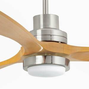Lantau L mennyezeti ventilátor LED nikkel/v.fenyő kép