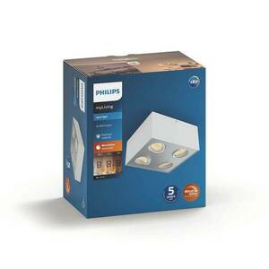 Philips myLiving LED spotlámpa Box 4 izzós fehér kép
