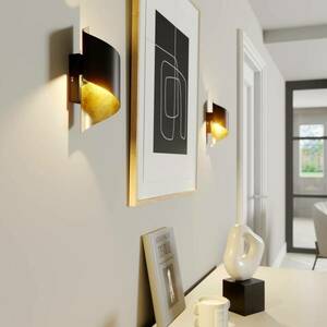 Lindby fali lámpa Desirio, 3 darabos szett, fekete, arany színű, G9 kép