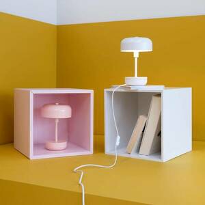 Dyberg Larsen LED-es újratölthető asztali lámpa Haipot, rózsaszín, kép