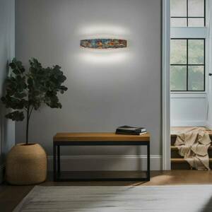Quitani LED fali lámpa Persida, ütőfém arany kép