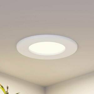 Prios LED süllyesztett lámpa Cadance, fehér, 11, 5cm, 2 db, dimmelhető kép