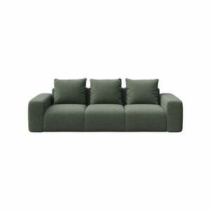 Zöld buklé kanapé 287 cm Feiro – MESONICA kép