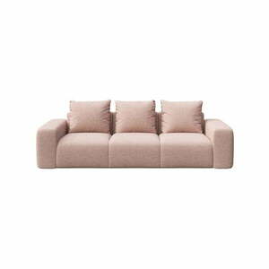 Világos rózsaszín buklé kanapé 287 cm Feiro – MESONICA kép