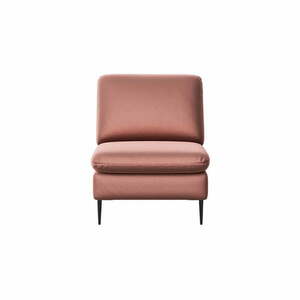 Rózsaszín bársony fotel Moilo – MESONICA kép
