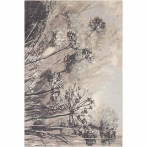 Szürke-krémszínű gyapjú szőnyeg 160x240 cm Lissey – Agnella kép