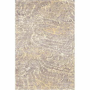 Bézs gyapjú szőnyeg 200x300 cm Koi – Agnella kép