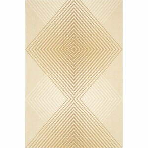 Bézs gyapjú szőnyeg 100x180 cm Chord – Agnella kép