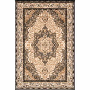 Világosbarna gyapjú szőnyeg 133x180 cm Charlotte – Agnella kép