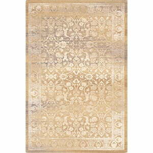 Bézs gyapjú szőnyeg 100x180 cm Eleanor – Agnella kép