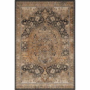 Rézszínű gyapjú szőnyeg 133x180 cm Ava – Agnella kép