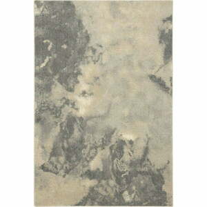Bézs gyapjú szőnyeg 200x300 cm Blur – Agnella kép