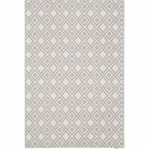 Világosszürke gyapjú szőnyeg 160x230 cm Wiko – Agnella kép
