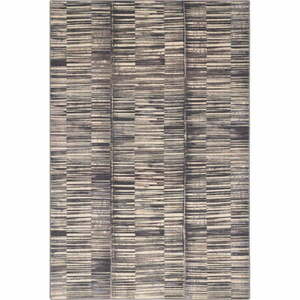 Szürke gyapjú szőnyeg 160x240 cm Grids – Agnella kép