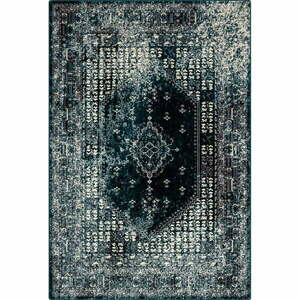 Petróleumkék gyapjú szőnyeg 160x240 cm Eve – Agnella kép
