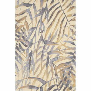 Bézs gyapjú szőnyeg 100x180 cm Florid – Agnella kép