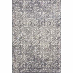 Szürke gyapjú szőnyeg 133x180 cm Moire – Agnella kép