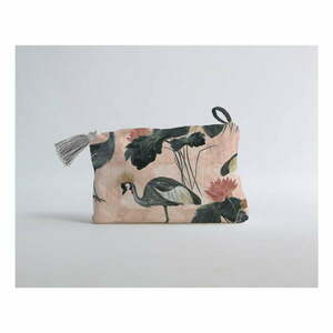 Flores y Gruas pamutkeverék kozmetikai táska - Madre Selva kép
