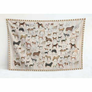 Ágytakaró franciaágyra 170x240 cm Dog Types – Little Nice Things kép