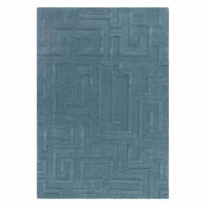 Kék gyapjú szőnyeg 160x230 cm Maze – Asiatic Carpets kép