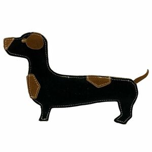 PafDog Tony tacskó kutyajáték bőrből és jutából, 26 cm kép