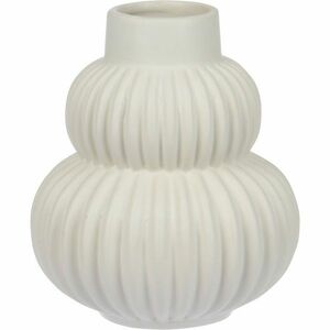 Circulo kerámia váza fehér, 13, 5 x 15, 5 cm kép