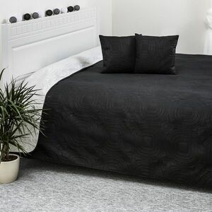 4Home Doubleface fekete/fehér ágytakaró, 220 x 240 cm, 40 x 40 cm kép