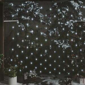 Kültéri hideg fehér karácsonyi Fényháló 204 LED 3x2m kép