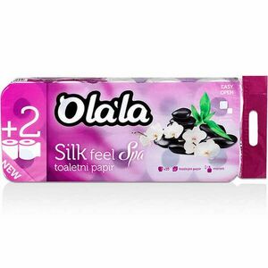 Olala Silk Feel Spa 3 rétegű Toalettpapír 10 tekercs kép