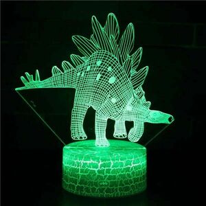 3d Dinós Led Lámpa - - Stegosaurus kép
