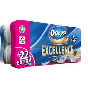 Ooops! Excellence toalettpapír 3 rétegű, 16 tekercses (KTC30161142) kép