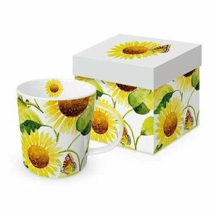 Porcelánbögre dobozban 0, 35l, Sunflowers kép