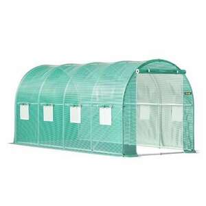 Üvegház, kerti sátor - zöld, 3x2x2m kép