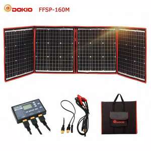 DokioSolar hordozható naperőmű monokristályos napelem tábla 160W... kép