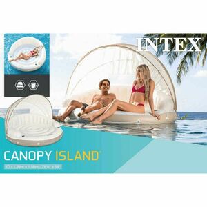 INTEX Canopy Island 58292EU felfújható gumikanapé 199 x 150 cm kép