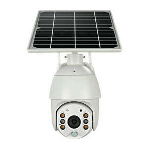 Intelligens napelemes Solar PTZ WiFi vízálló éjjellátó kamera fel... kép
