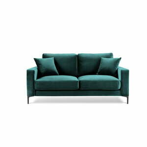 Harmony türkiz bársony kanapé, 158 cm - Kooko Home kép