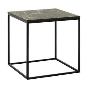 Adore Furniture Kávésasztal 52x50 cm fekete kép