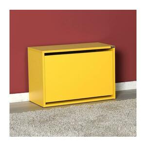 Adore Furniture Cipősszekrény 42x60 cm sárga kép
