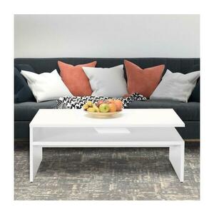 Adore Furniture Kávésasztal 42x110 cm fehér kép