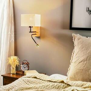 Sonny fali lámpa, LED olvasólámpa, szögletes búra kép