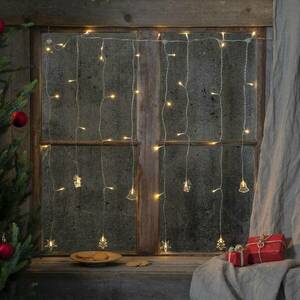 Decy LED fényfüggöny karácsonyi motívumokkal kép