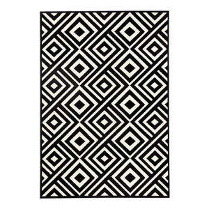 Art fekete-fehér szőnyeg, 70 x 140 cm - Zala Living kép