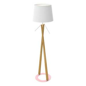 Zazou LS álló lámpa, textil ernyő, rózsaszín fogl. kép