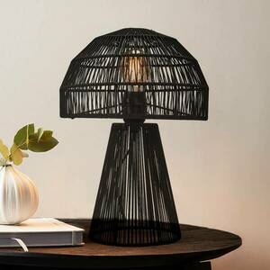 PR Home Porcini asztali lámpa 37cm magas, fekete kép