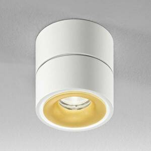 Egger Clippo S LED mennyezeti spot, fehér-arany kép