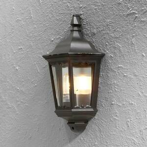 Firenze kültéri fali lámpa, félhéj, fekete kép