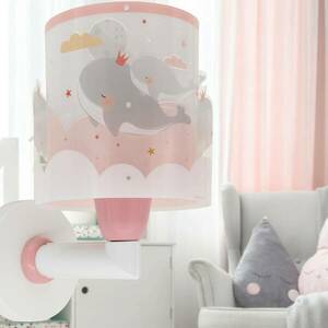 Dalber Whale Dreams fali lámpa, rózsaszín kép