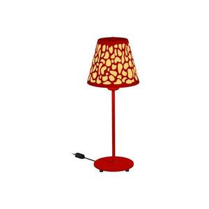 Aluminor Nihoa asztali lámpa lyukmintával piros/sá kép